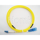SC/UPC-LC/UPC SM Duplex 3.0mm LSZH Fiber Optic Patch  Cord